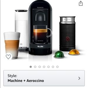 Nespresso VertuoPlus Deluxe bundle by Breville